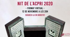 La Nit dels Premis ACPRI, en format virtual