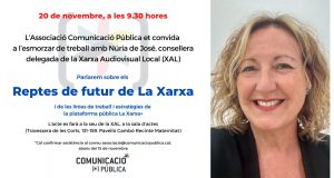 Trobada de Comunicació Pública amb Núria de José, consellera delegada de la XAL