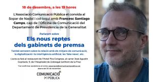 Col·loqui i sopar de Nadal amb Francesc Santiago Camps